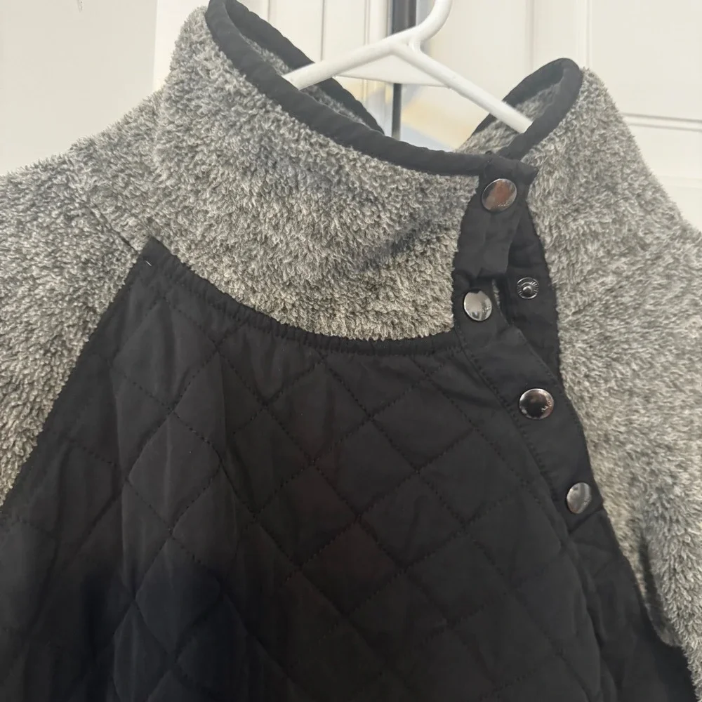 Abercrombie & Fitch‎ Men's Sherpa Fleece Snap Pullover